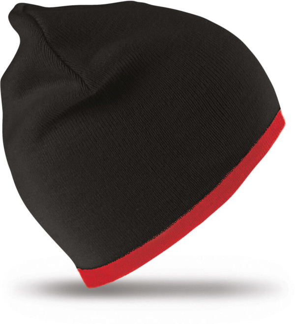 RC046X Obojstranná módna pletená čiapka
