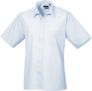 Popelínová košeľa s krátkym rukávom - Reklamnepredmety