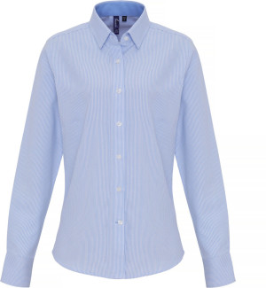 Oxford blúza "Stripes" s dlhým rukávom - Reklamnepredmety