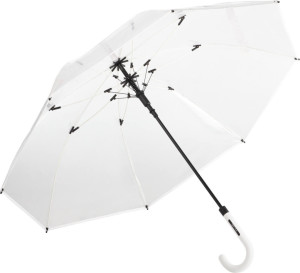 Transparentný automatický dáždnik - Reklamnepredmety