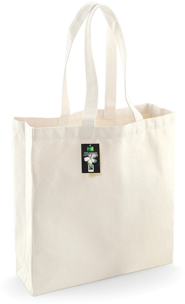 W623 Fair trade bavlnená nákupná taška