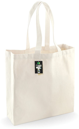 W623 Fair trade bavlnená nákupná taška - Reklamnepredmety