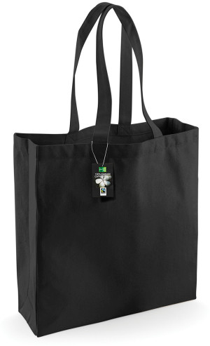 W623 Fair trade bavlnená nákupná taška - Reklamnepredmety