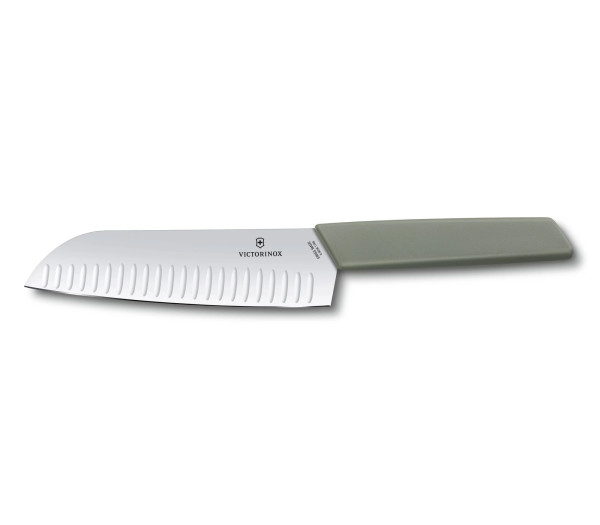 Victorinox Swiss Modern Santoku nôž 17 cm - olivová zelená