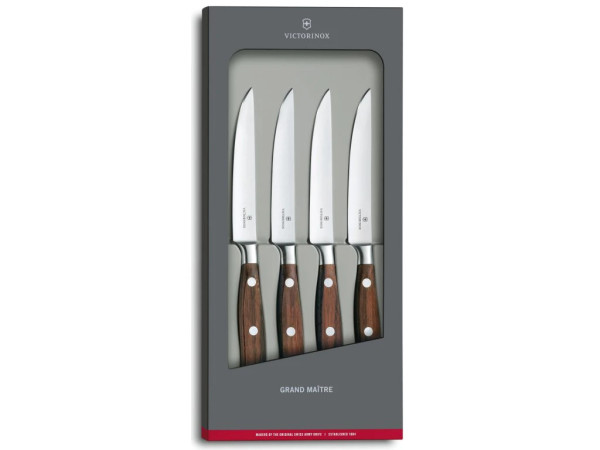 Victorinox Súprava nožov na steak 4ks - drevo