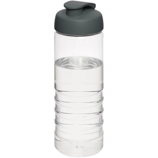 Športová fľaša H2O Treble s vyklápacím viečkom, 750 ml