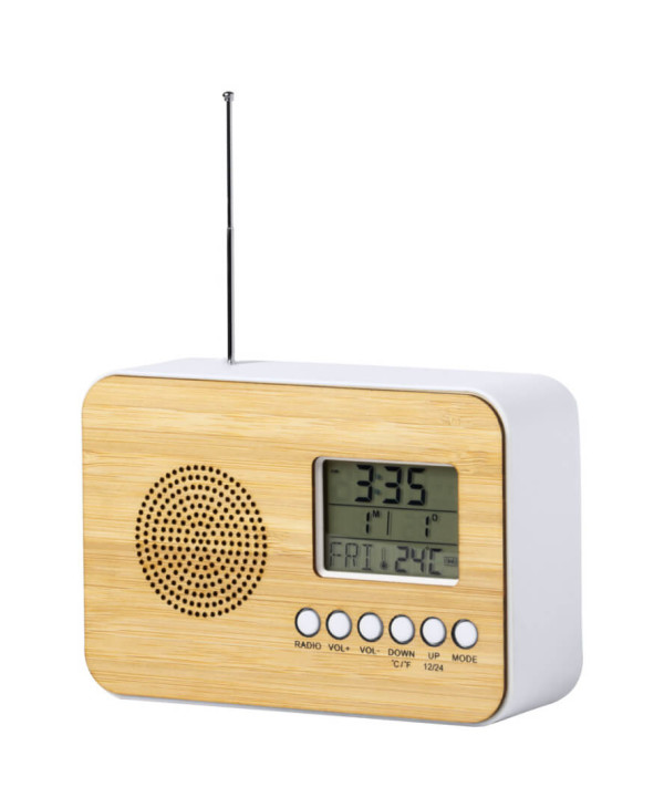 Bordio stolové rádio s hodinami