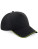 5-panelová šiltovka Authentic - Piped Peak - CB25c_Black_Lime-Green - variant Ls 1000294038