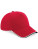 5-panelová šiltovka Authentic - Piped Peak - CB25c_Classic-Red_Black_White - variant Ls 1000294041
