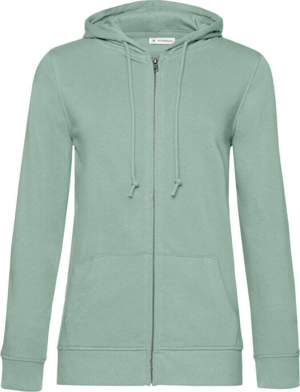 Dámska bio mikina s kapucňou na zips Inspire