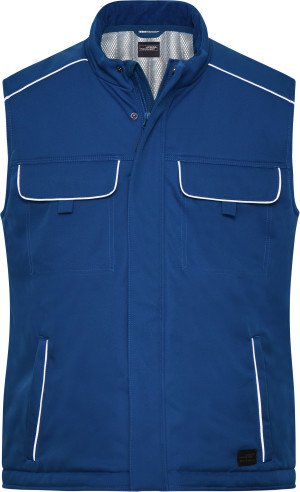 Pracovná softshellová polstrovaná vesta Solid - Reklamnepredmety