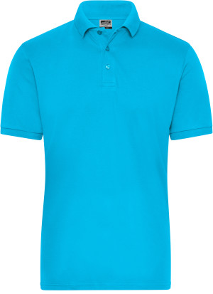 Pánske bio elastické pracovnej polo Solid - Reklamnepredmety