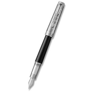 Parker Premier Luxury Custom Tartan Lacquer & Metal CT - plniace pero, hrot M - plniace pero
