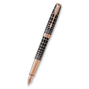 Parker Sonnet Premium Brown Rubber PGT - plniace pero, hrot M