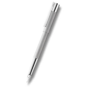 Lamy Scala Brushed Steel - plniace pero, hrot F
