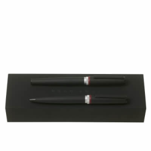 Set Gear Black (guľôčkové pero & roller pero) - Reklamnepredmety