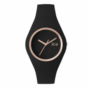 Čierne náramkové hodinky ICE glam - Reklamnepredmety