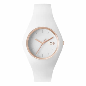 Stredne veľké biele náramkové hodinky ICE glam - Reklamnepredmety