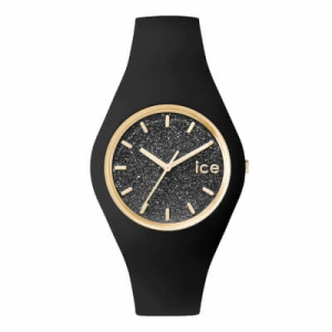 Čierne náramkové hodinky ICE glitter - Reklamnepredmety