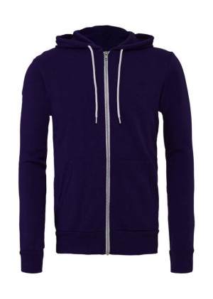 Mikina Unisex Poly-Cotton s kapucňou a na zips - Reklamnepredmety