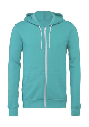 Mikina Unisex Poly-Cotton s kapucňou a na zips - Reklamnepredmety