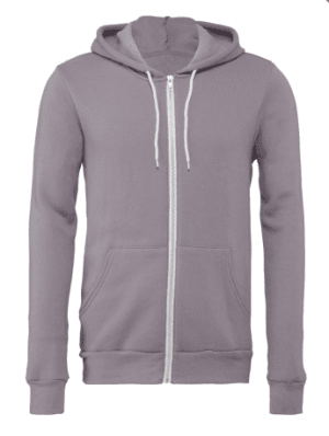 Mikina Unisex Poly-Cotton s kapucňou a na zips - Reklamnepredmety