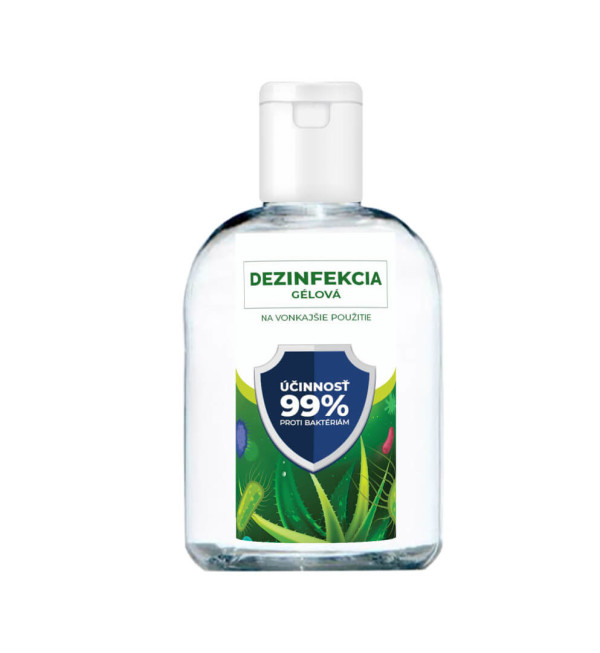 Antibakterialny gel 150 ml v priesvitnej flaštičke