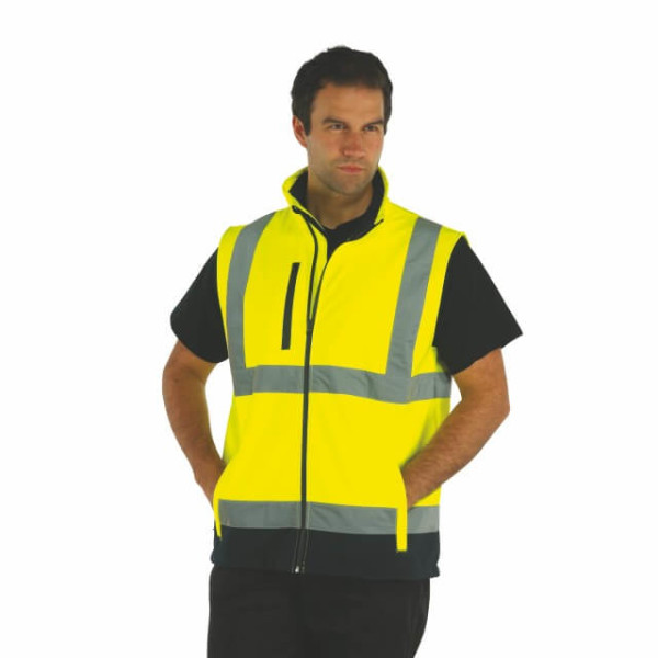 Hi-Vis Softshell vesta