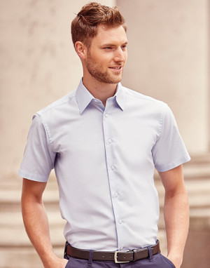 Pánska košeľa Oxford s kratkými rukávmi - Reklamnepredmety