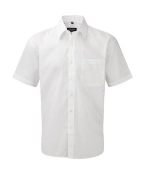 Pánska košeľa Poplin s kratkými rukávmi - Reklamnepredmety