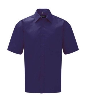 Pánska košeľa Poplin s kratkými rukávmi - Reklamnepredmety