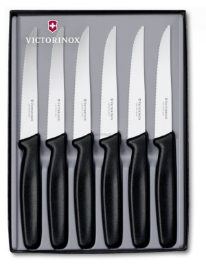 6-dielna Victorinox súprava nožov na steak - Reklamnepredmety
