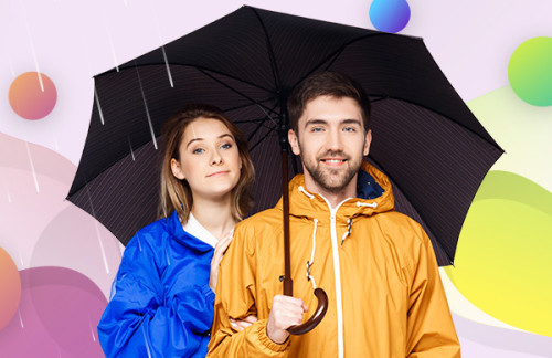 Dáždniky a pršiplášte sú praktické reklamné predmety