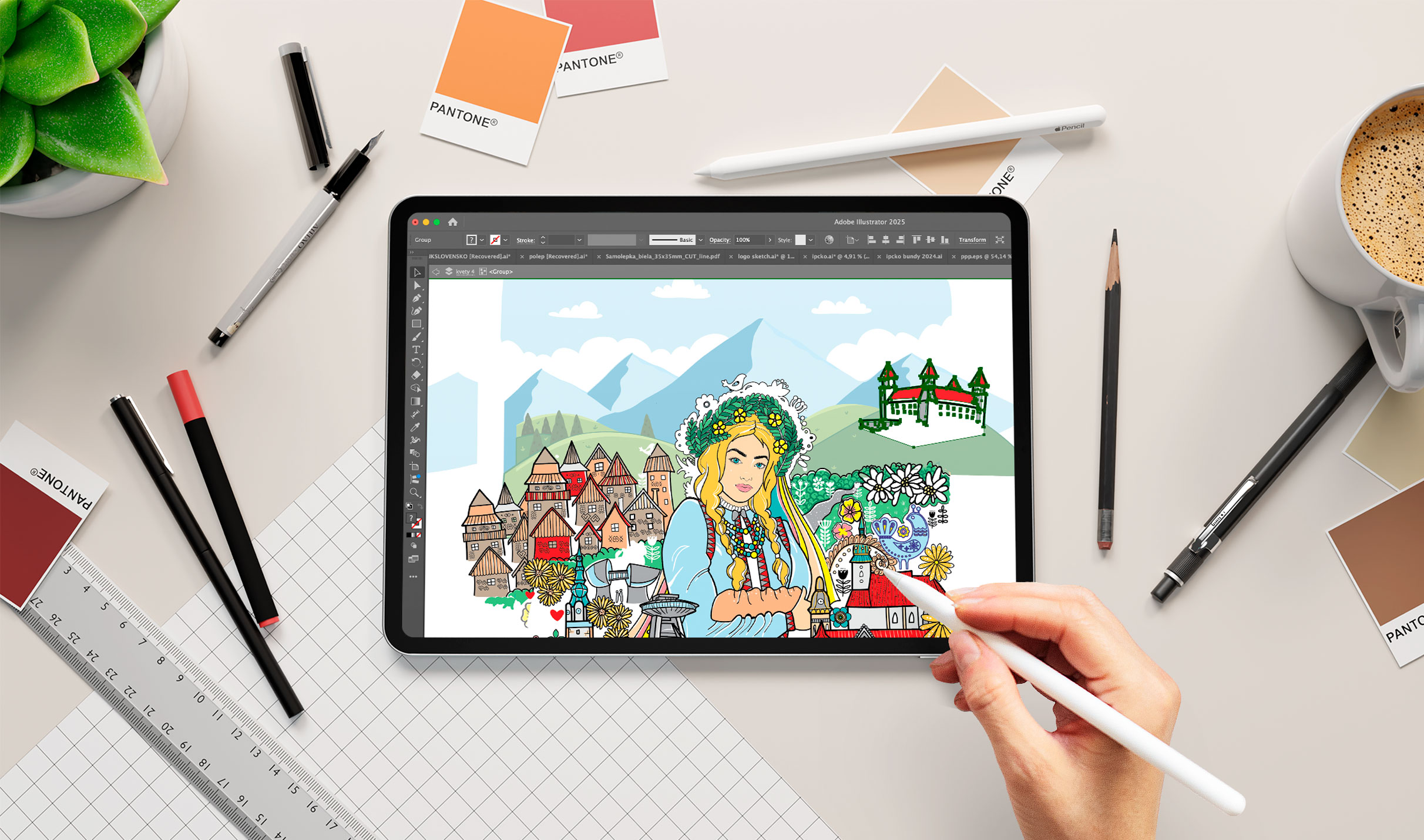 n&aacute;vrh dizajnu reklamn&yacute;ch predmetov