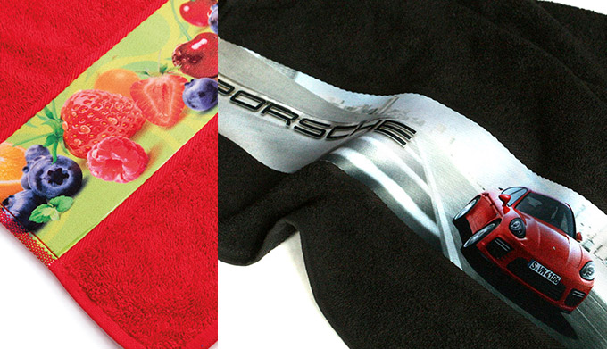 Ručn&iacute;ky s potiskem do bordury