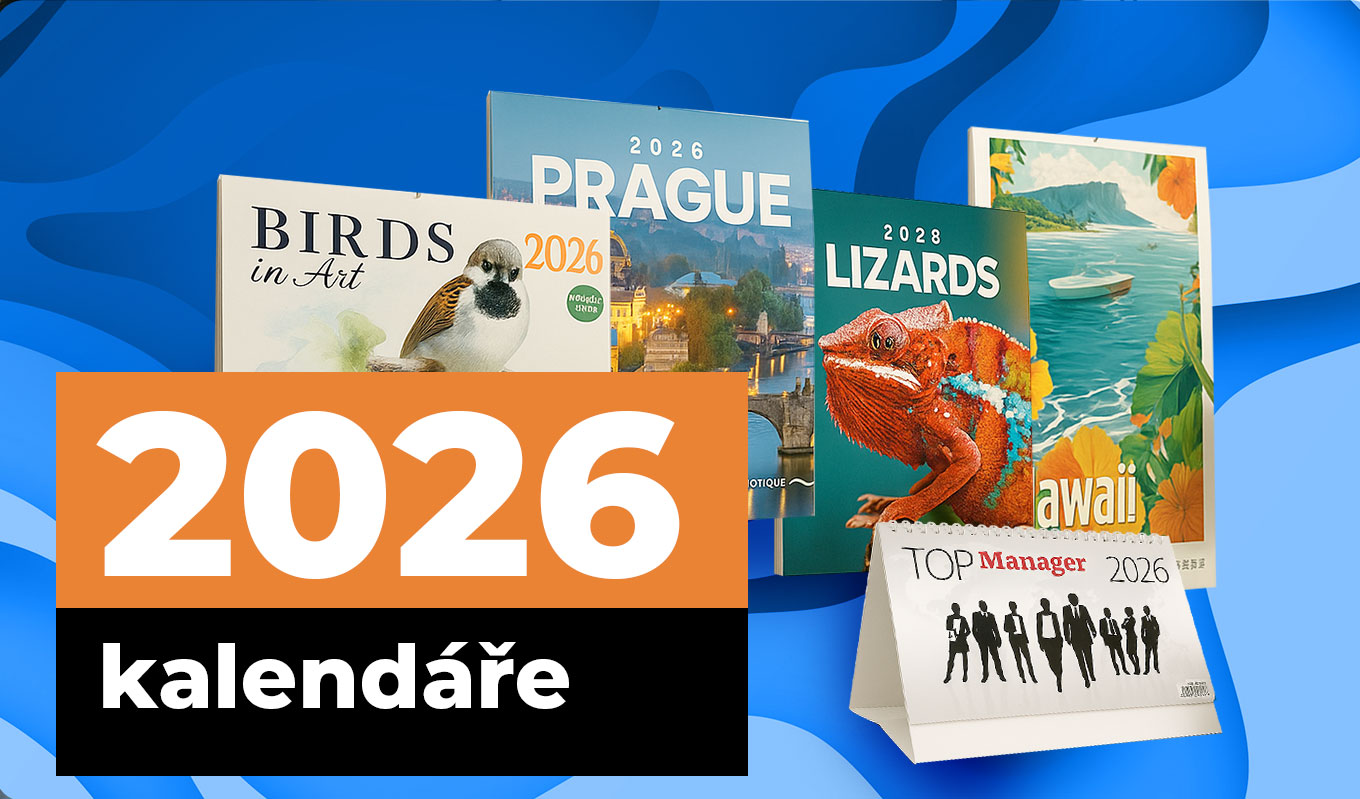 Kalendáře 2026 již v nabídce. Buďte na očích 365 dní v roce!