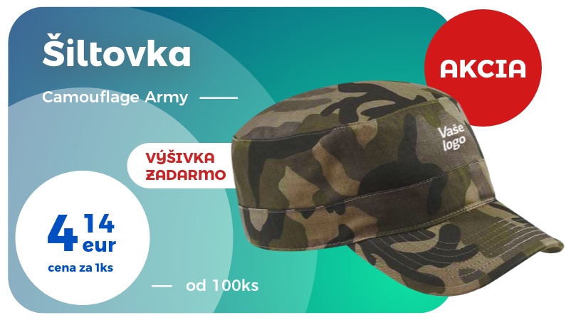 šiltovka camouflage army