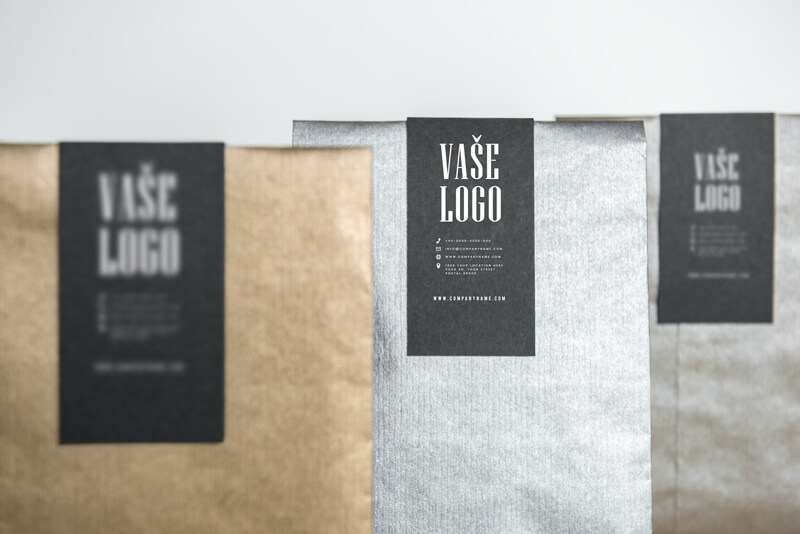 Papírové tašky s logem