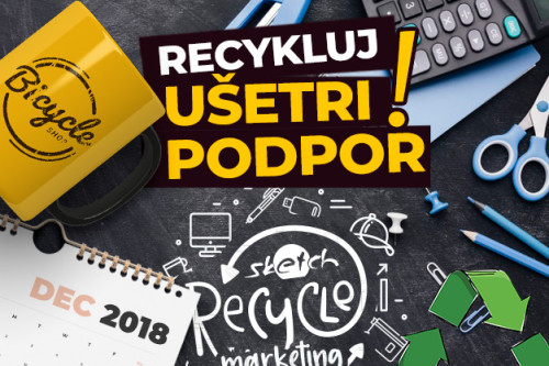 Recyklujte s nami reklamné predmety. Ušetrite a podporte.
