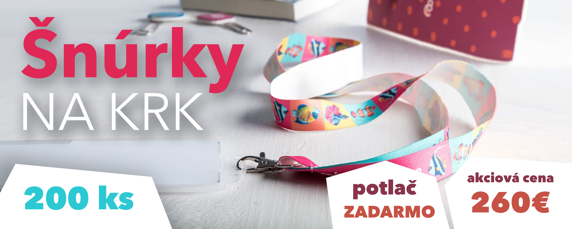 Šnúrka na krk s karabinkou